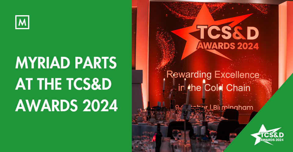 Myriad Parts at the TCS&D Awards 2024: Continuing to Make an Impact in Transport Refrigeration