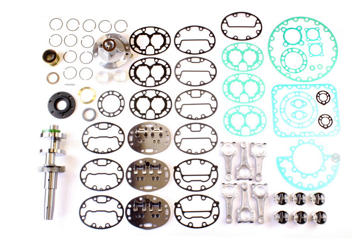 Myriad | Overhaul Kit 05G37 Twin Port Compressor | 37CFM STD Compressor ...